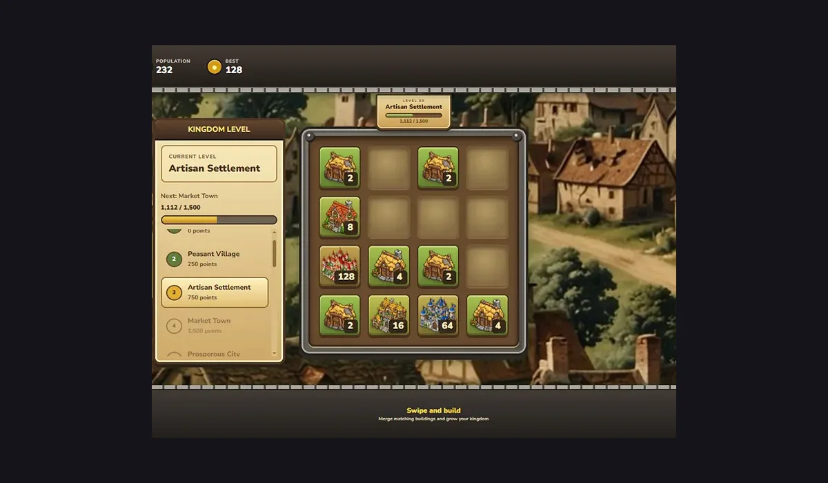 2048 Kingdom — original game screenshot