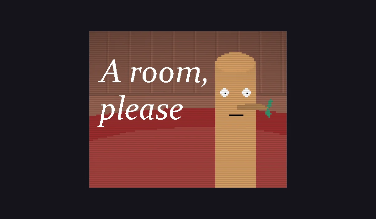 A room, please — original game screenshot