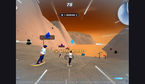 Alpha Ice Surfers 3D — original game screenshot