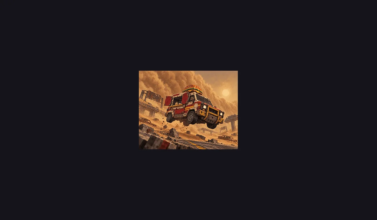 Burger Run: Wasteland Delivery — original game screenshot