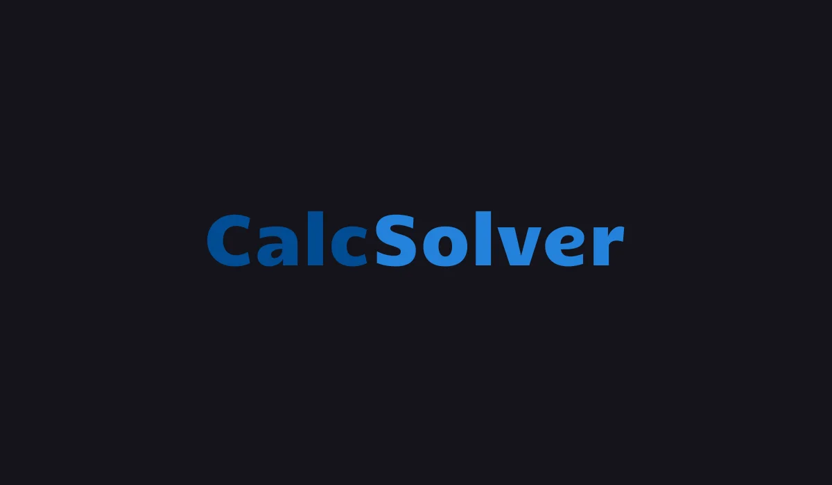 CalcSolver: Activity Entry — project artwork