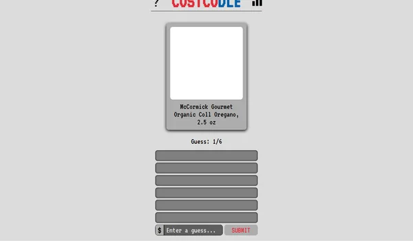 Costcodle — project artwork