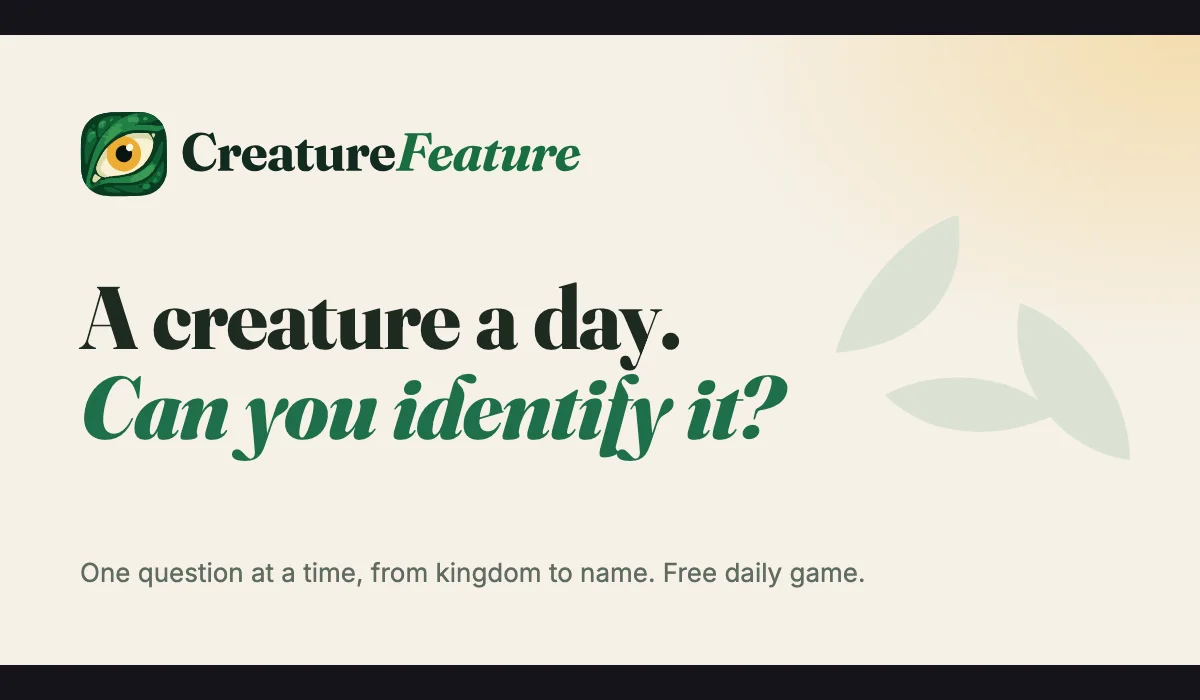 CreatureFeature.gg — original game screenshot
