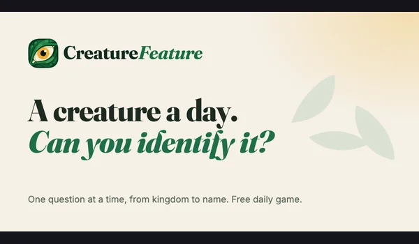 CreatureFeature.gg – Original-Spielaufnahme
