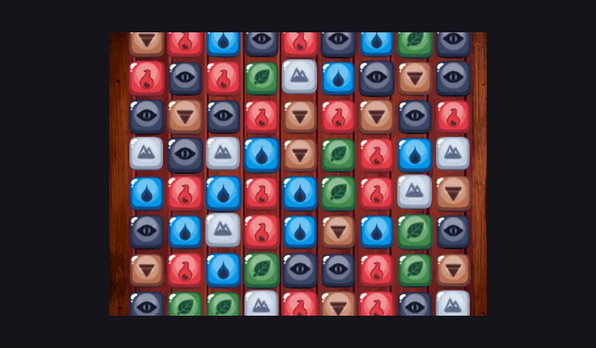 Cubes Match 3 Quest — original game screenshot