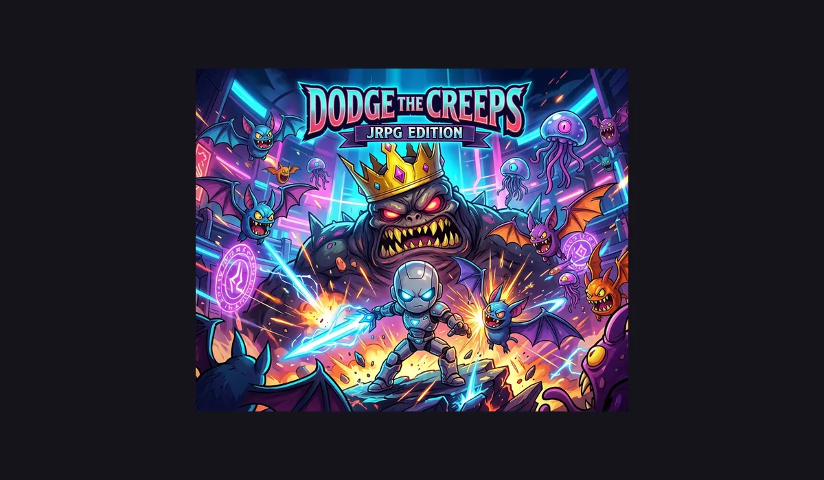 Dodge the Creeps: JRPG Edition — original game screenshot