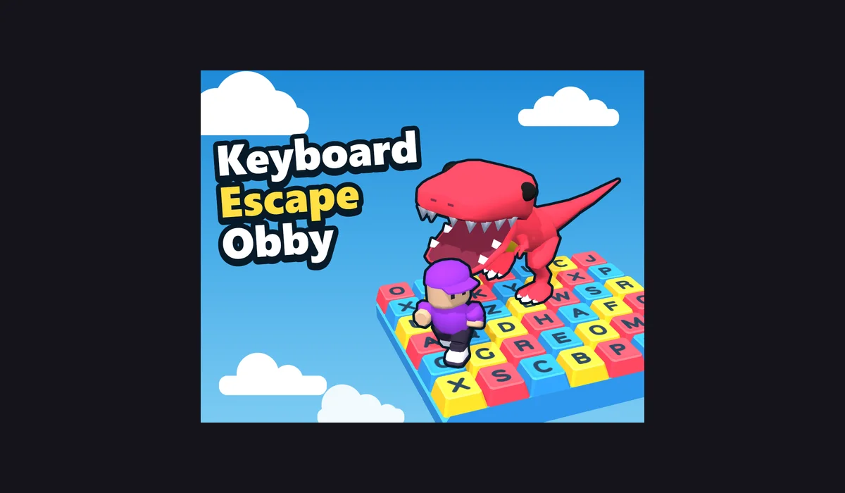 Keyboard Escape Obby — original game screenshot