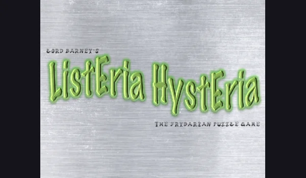 Lord Barney's Listeria Hysteria – Original-Spielaufnahme