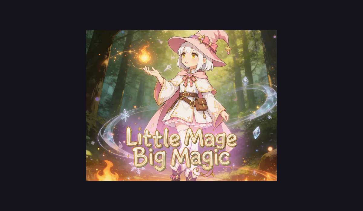 Little Mage, Big Magic — original game screenshot
