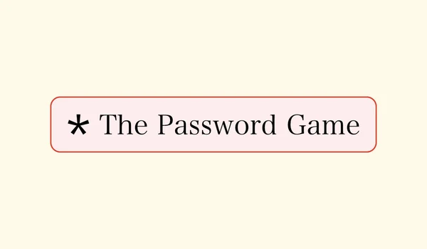 The Password Game — 项目画面