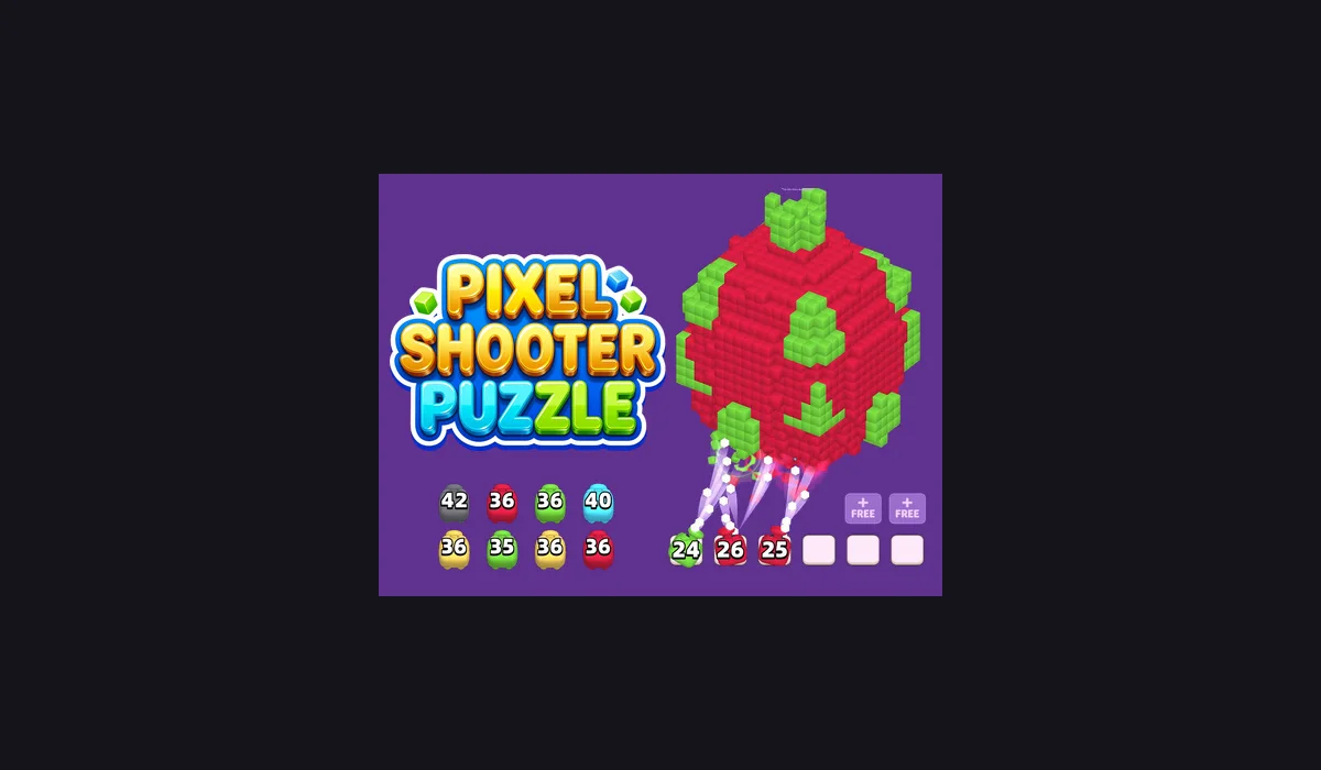 Pixel Shooter Puzzle — original game screenshot
