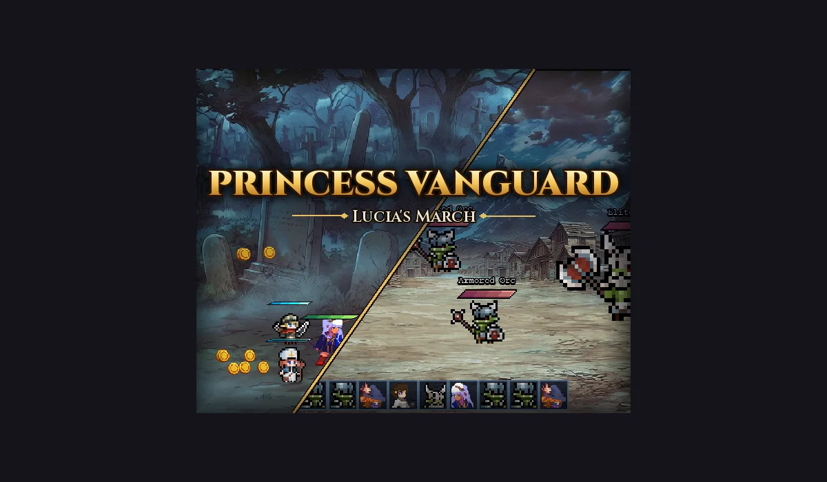Princess Vanguard: Lucia's March — original game screenshot