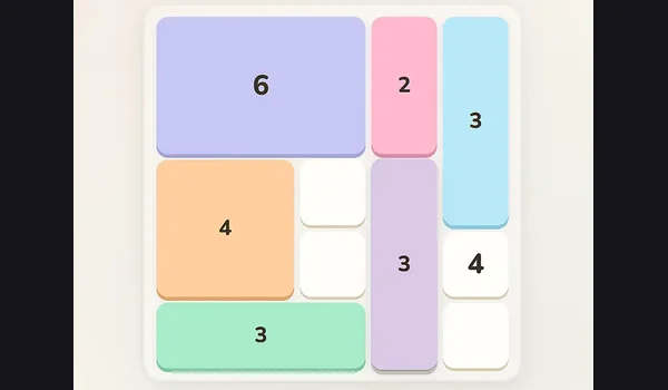 Shikaku Rectangle Puzzle Game – Original-Spielaufnahme