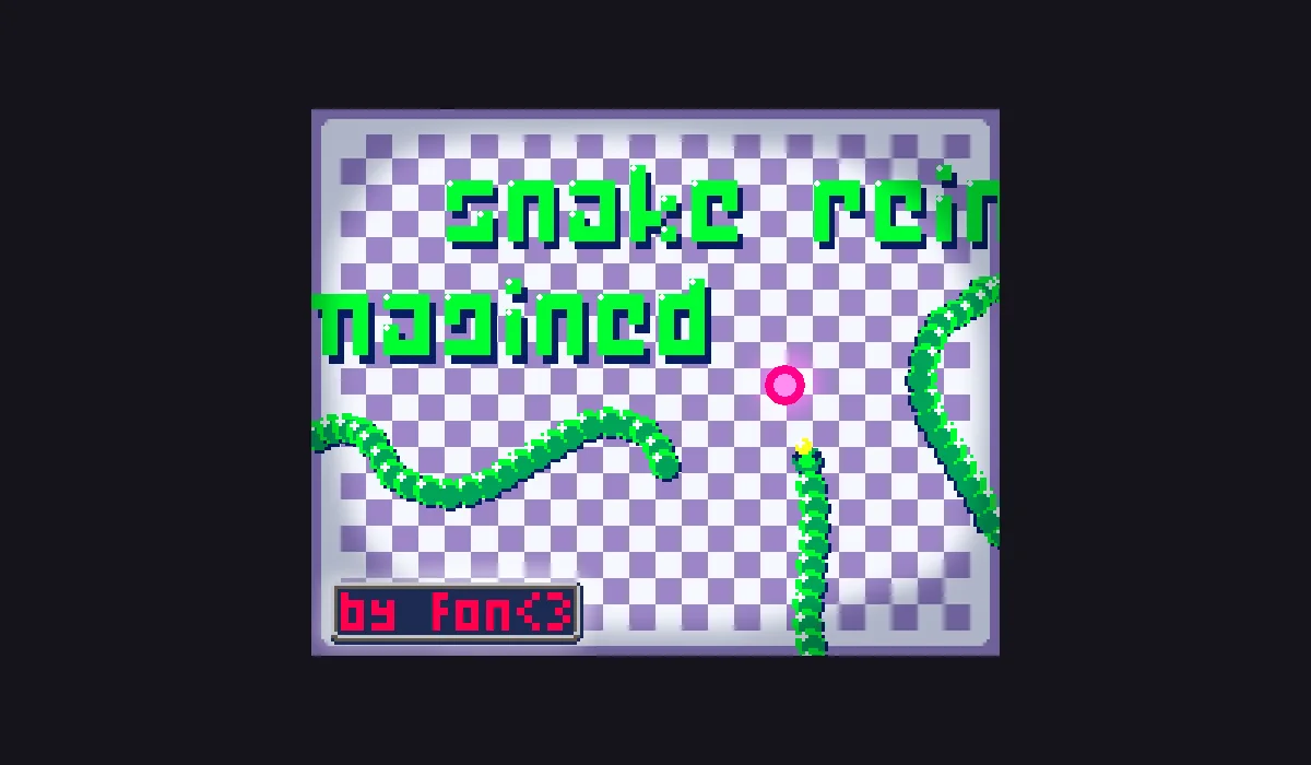 Snake reimagined by fon — original game screenshot
