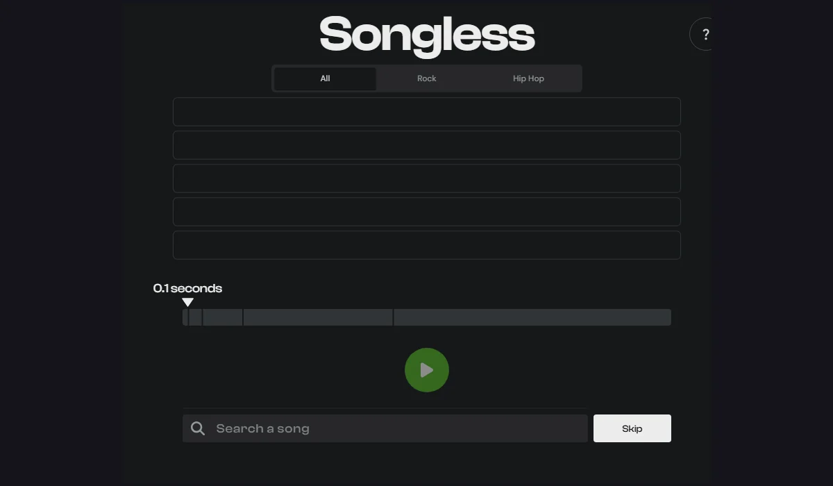 Songless — project artwork