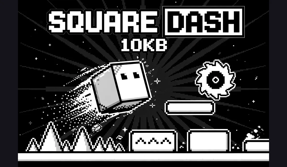 Square Dash 10KB — original game screenshot