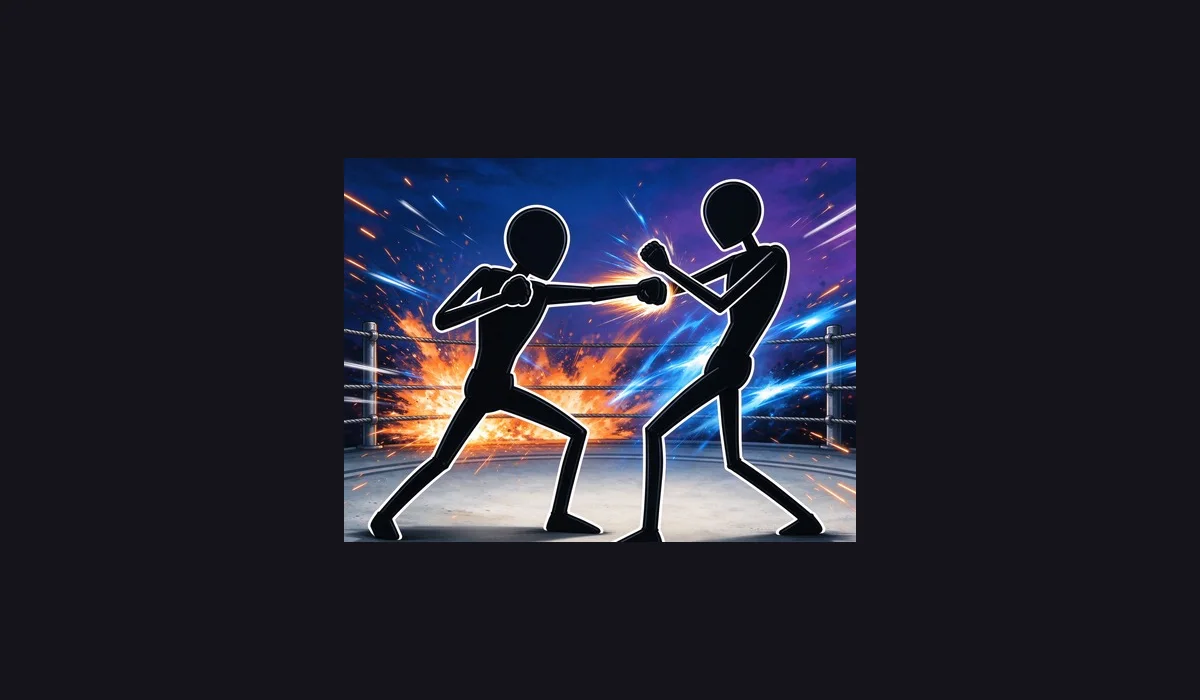 stickman kombat 2d — original game screenshot