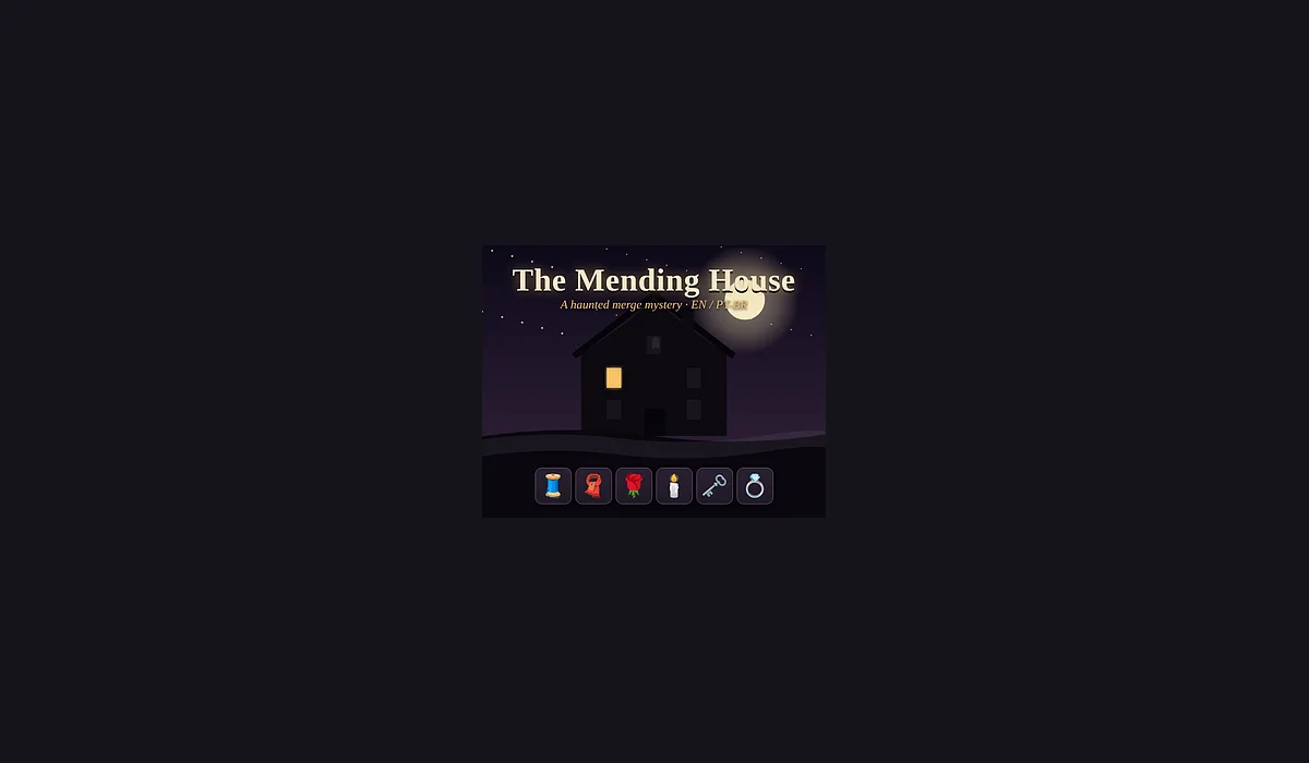 The Mending House — original game screenshot