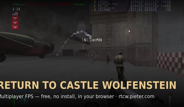 Return to Castle Wolfenstein — 项目画面